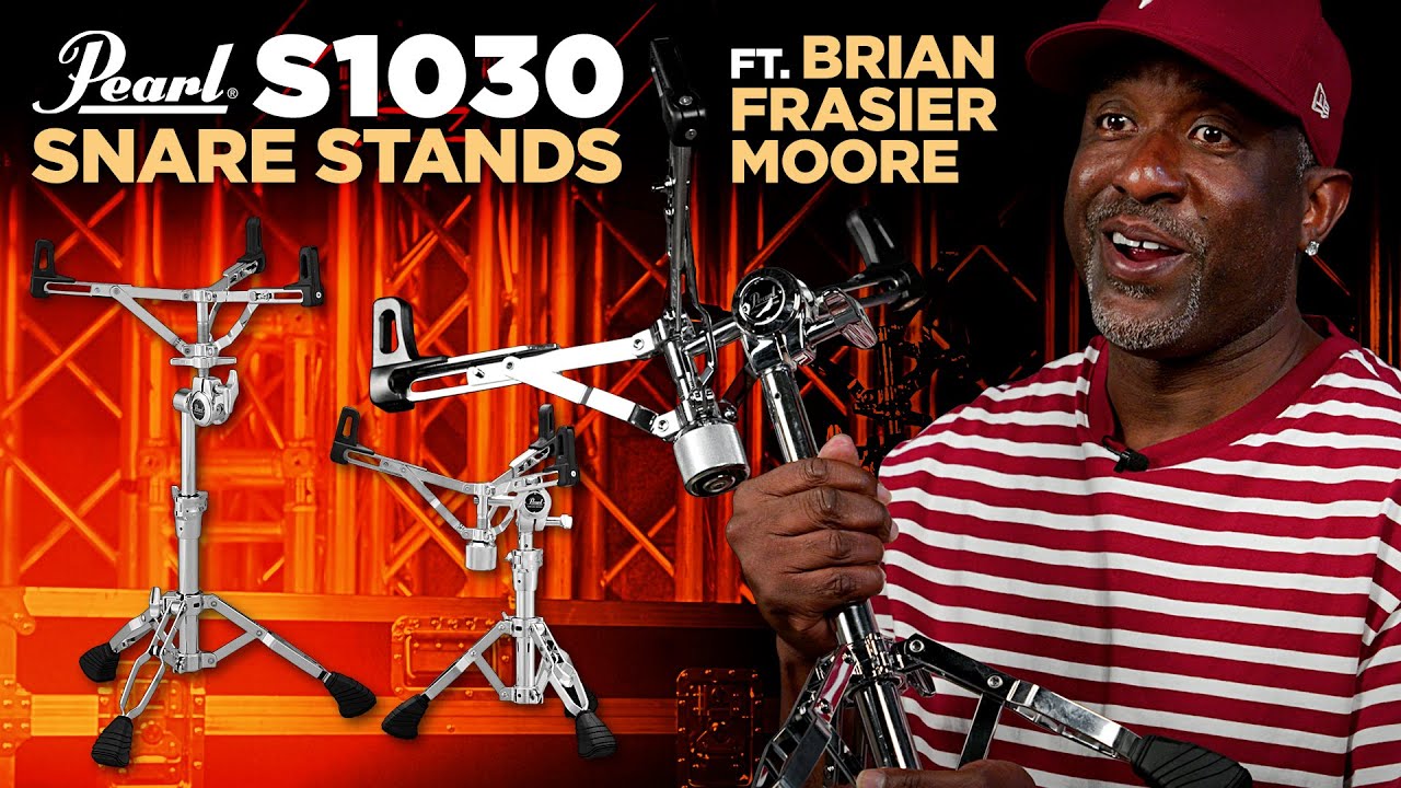 Pearl S1030 Series Snare Stands ft. Brian Frasier-Moore