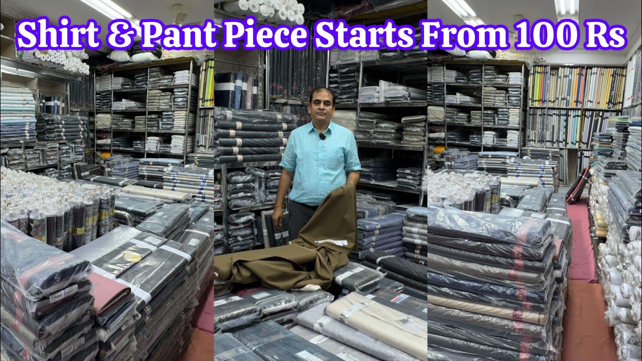 From 100 Rs | Chickpet Wholesale Imported Suiting & Shirtings | Best Fabric Market in Bangalore