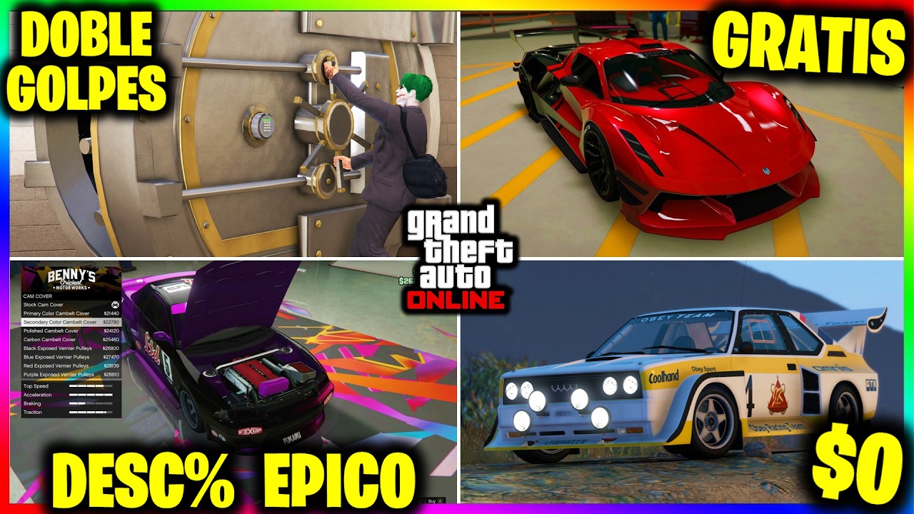 NUEVA ACTUALIZACION! LOCURA EPICA! VIRTUE & OMNIS GRATIS! DOBLE en MINI GOLPES! REGALOS! GTA Online