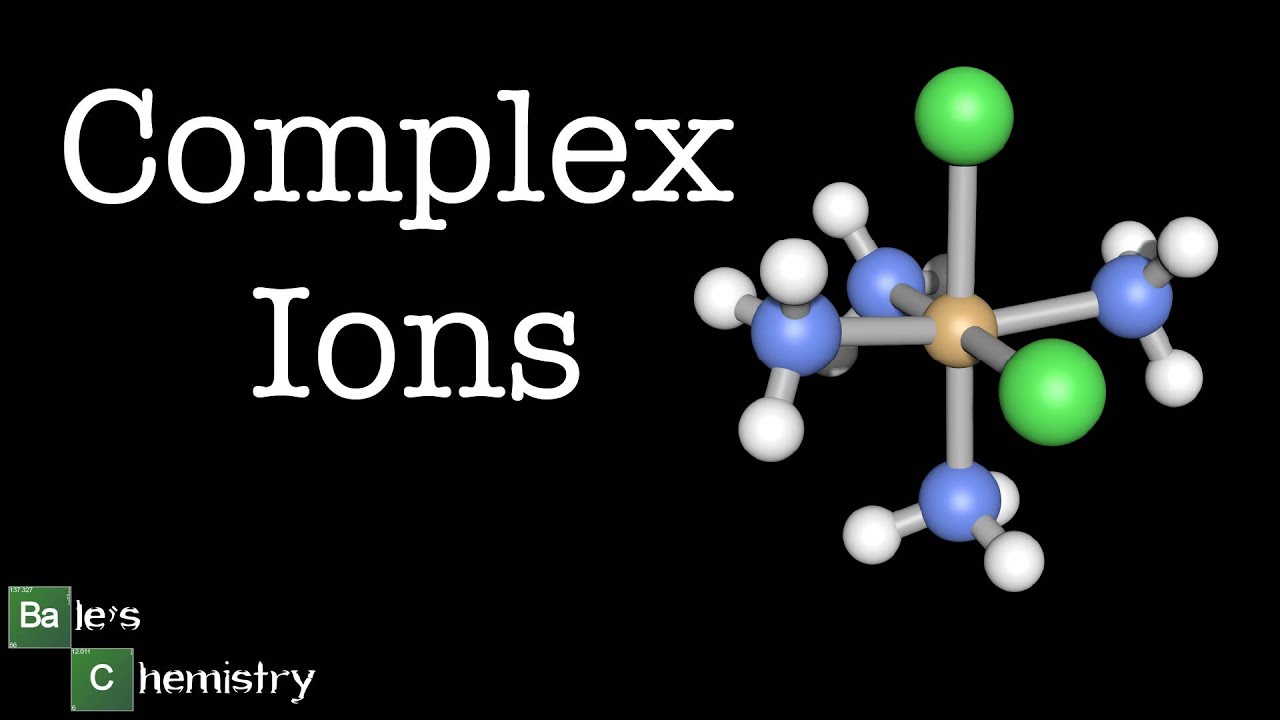 What is a Complex Ion, Paper 1 - AQA A Level Chemistry