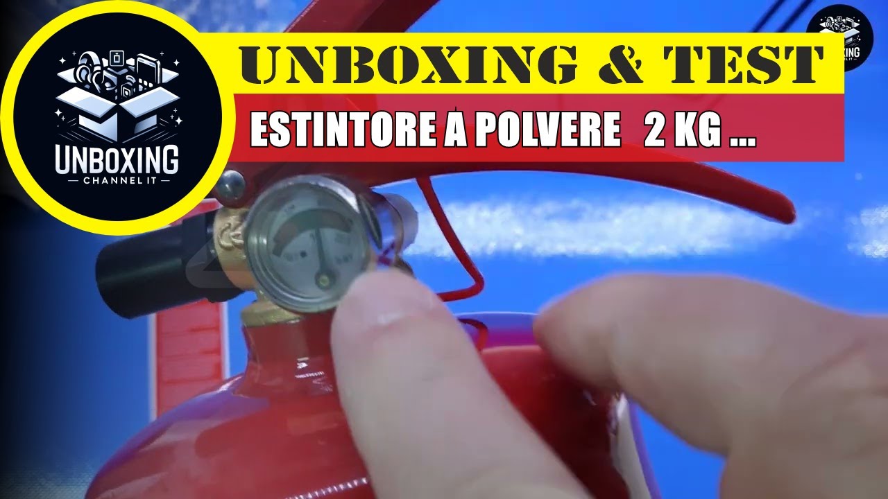 Estintore a polvere 2 kg per incendi ABC - Adatto per veicoli e abitazioni - Smartwares