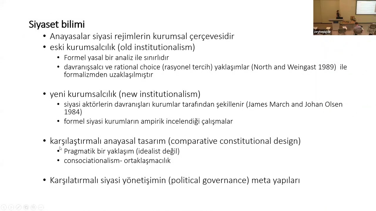 Anayasa Yapım Süreçleri: Oya Yeğen
