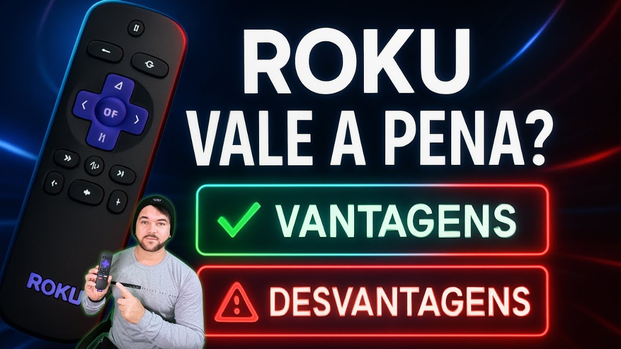 Sistema ROKU é Bom?  Veja os   Prós e contras REAIS !