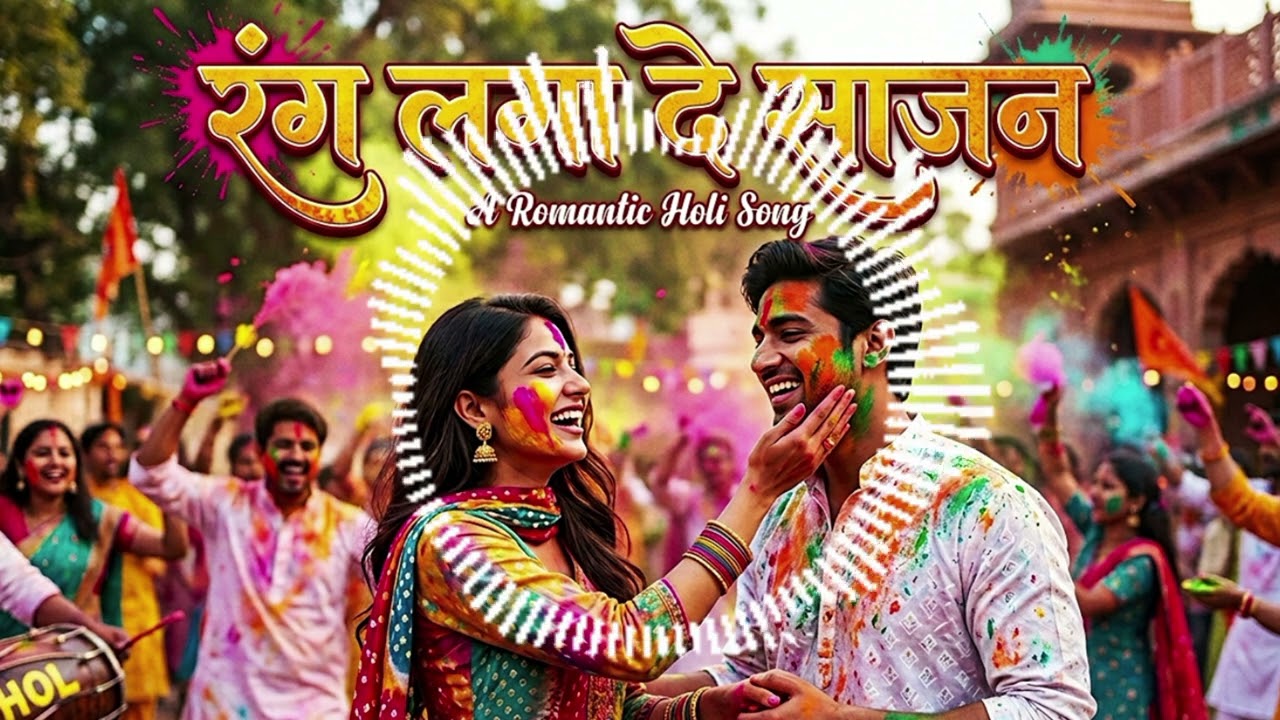 Rang lga de saajan।। रंग लगा दे साजन।। holi song।। bollywood song 🎵🎵