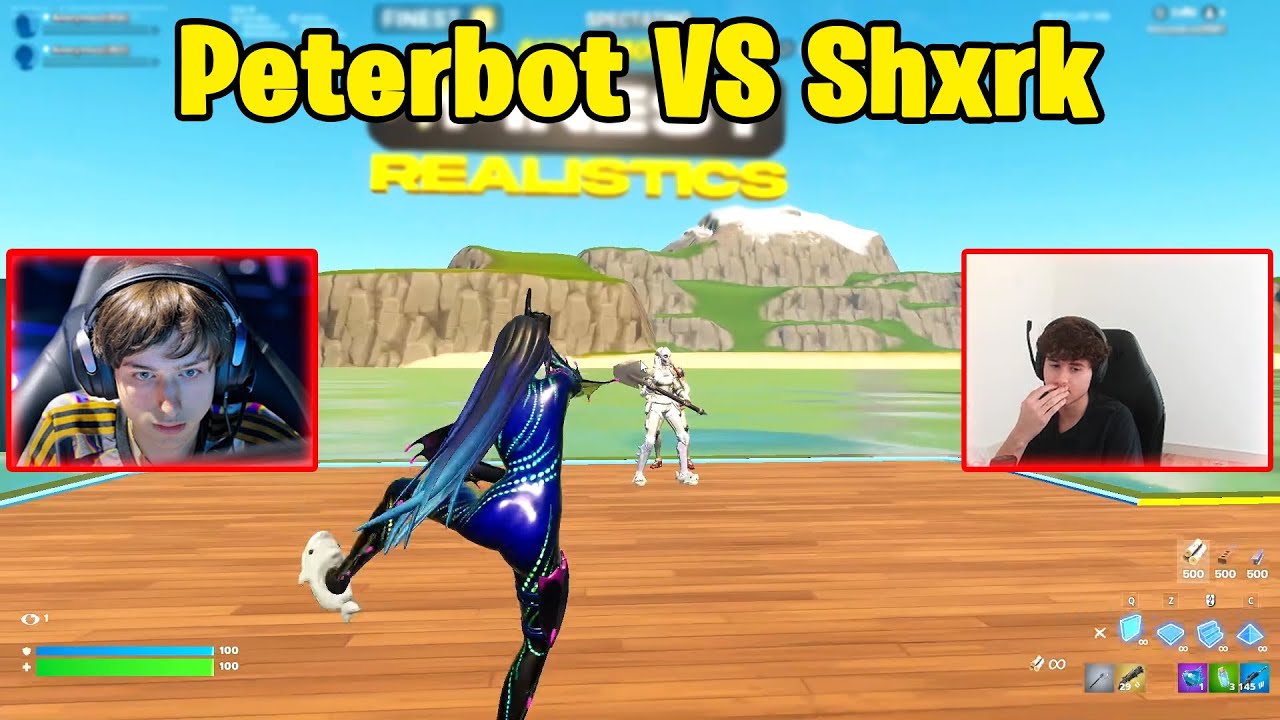 Peterbot и Bugha против Momsy и Shxrk 2 на 2 TOXIC Реалистичное PvP! #fortnite