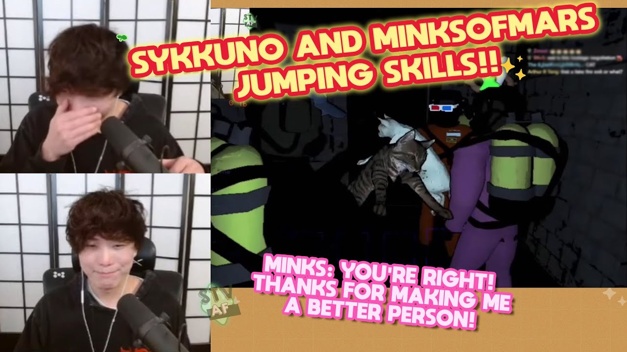 While Sykkuno and MinksOfMars are developing jumping skills, so many UNFORTUNATE EVENTS HAPPEN!