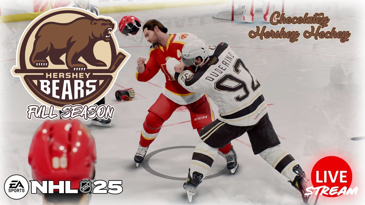 🏒Hershey Bears🐻 | Stream 3 - Toughen Up |🥅Bears EA NHL Franchise LIVE STREAM🔴