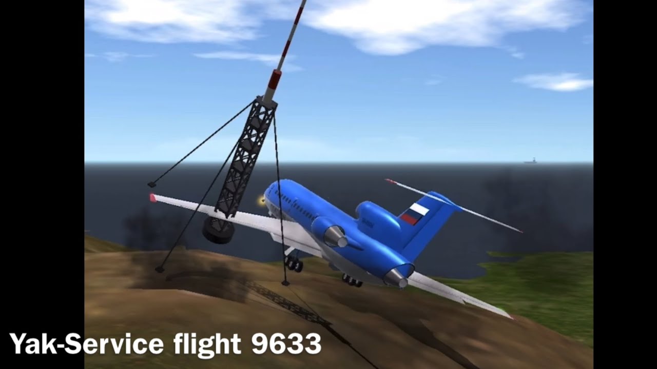 Plane crashes with CVR #8 I SimplePlanes 
