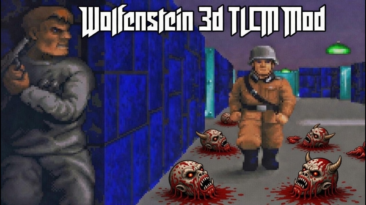 Wolfenstein 3D : E1M3 (TLCM Mod)