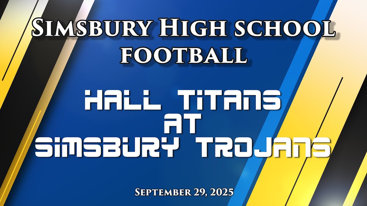 Simsbury High School Football - September 27, 2025 | Trojans vs Titans