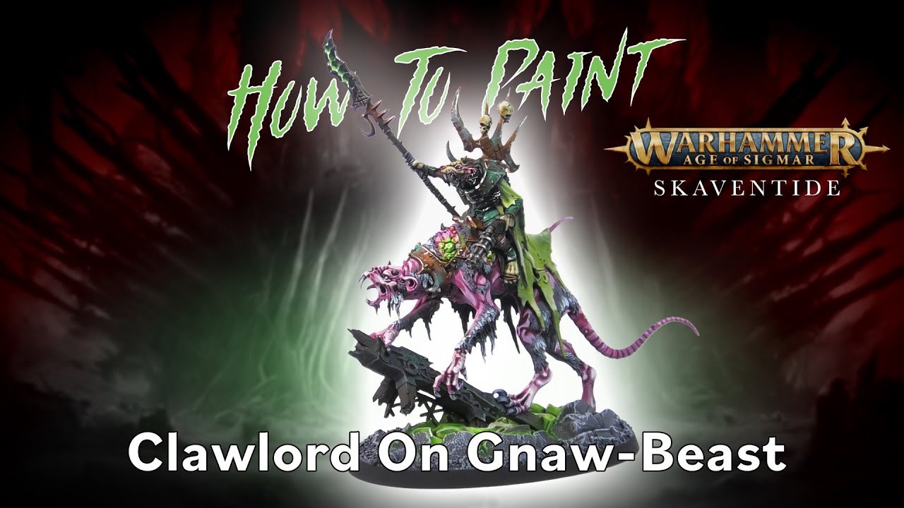How To Paint The NEW Skaven Clawlord!