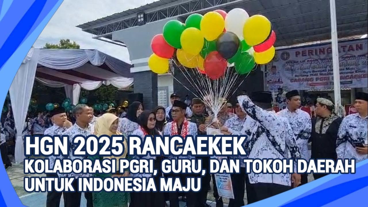 Guru Bermutu Indonesia Maju | Liputan Lengkap HUT PGRI ke 80 Rancaekek