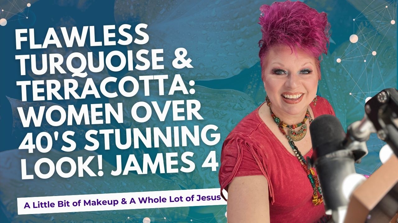 S3 Ep38 Flawless Turquoise & Terracotta: Women OVER 40's Stunning Look! James 4