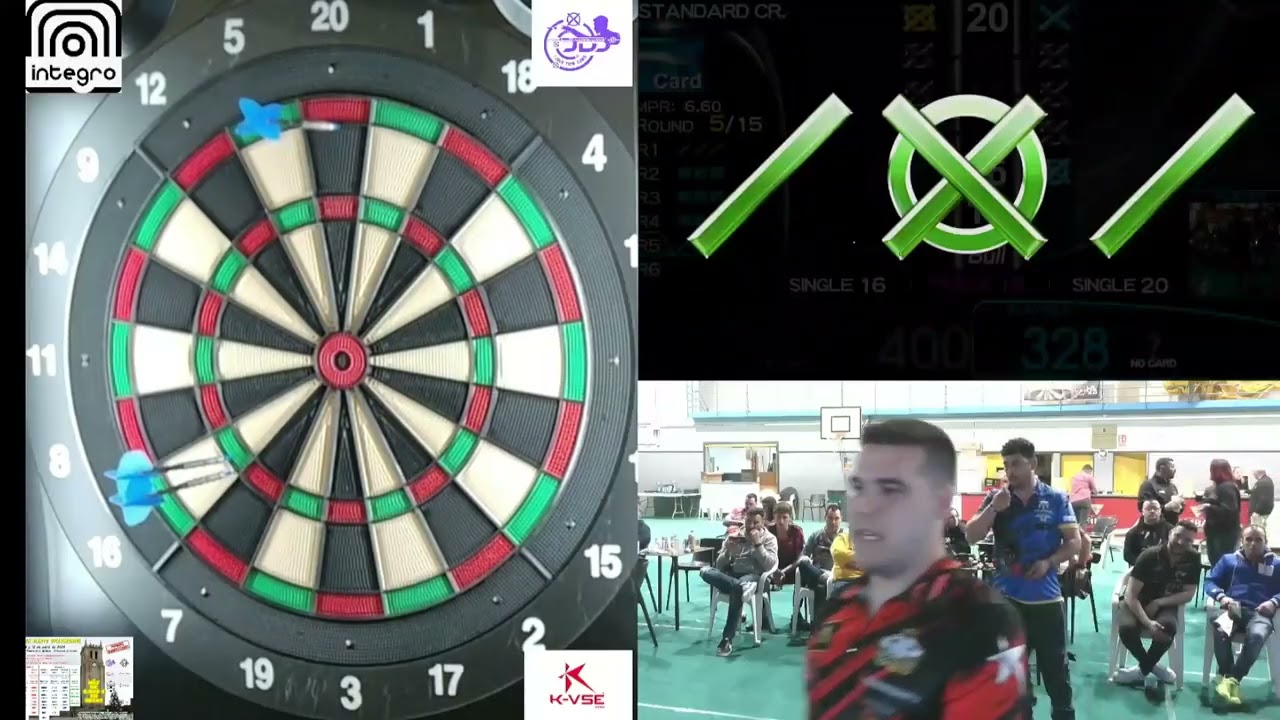 I OPEN DARTS VILLAMURIEL JAIME NUÑEZ VS PELUT