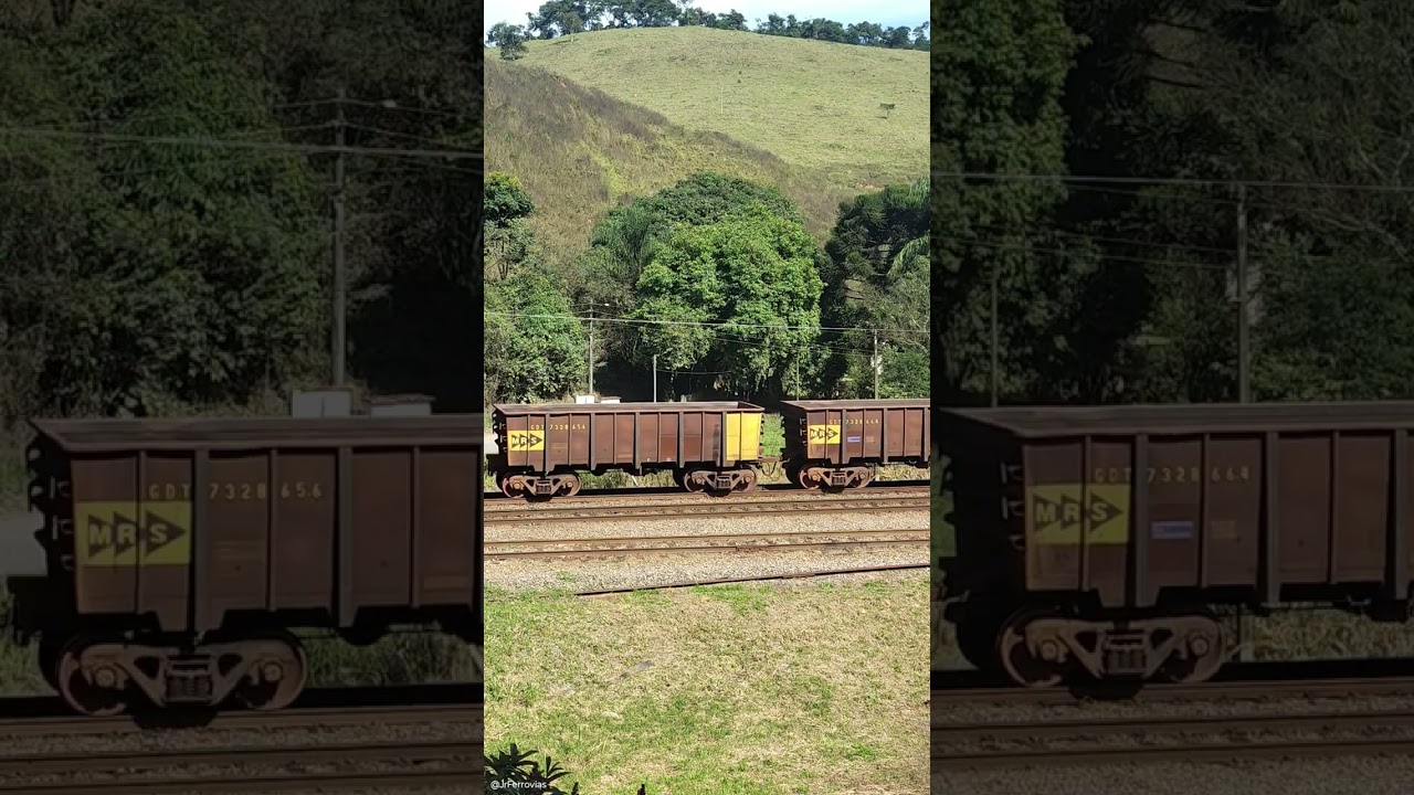 NGF 0459 GE AC44i #3447-1 e Wabtec ES44ACi #7404-0 Trem composto por 136 vagões de modelos GDT's