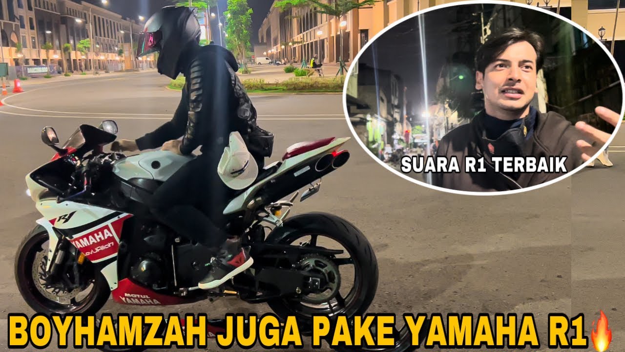 RIDING BARENG ARTIS BOY HAMZAH || DIGEBER YAMAHA R1