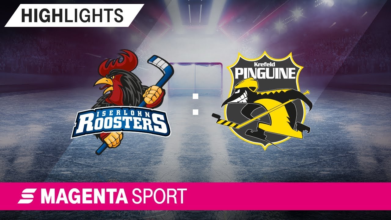 Iserlohn Roosters - Krefeld Pinguine | 40. Spieltag, 18/19 | MAGENTA SPORT