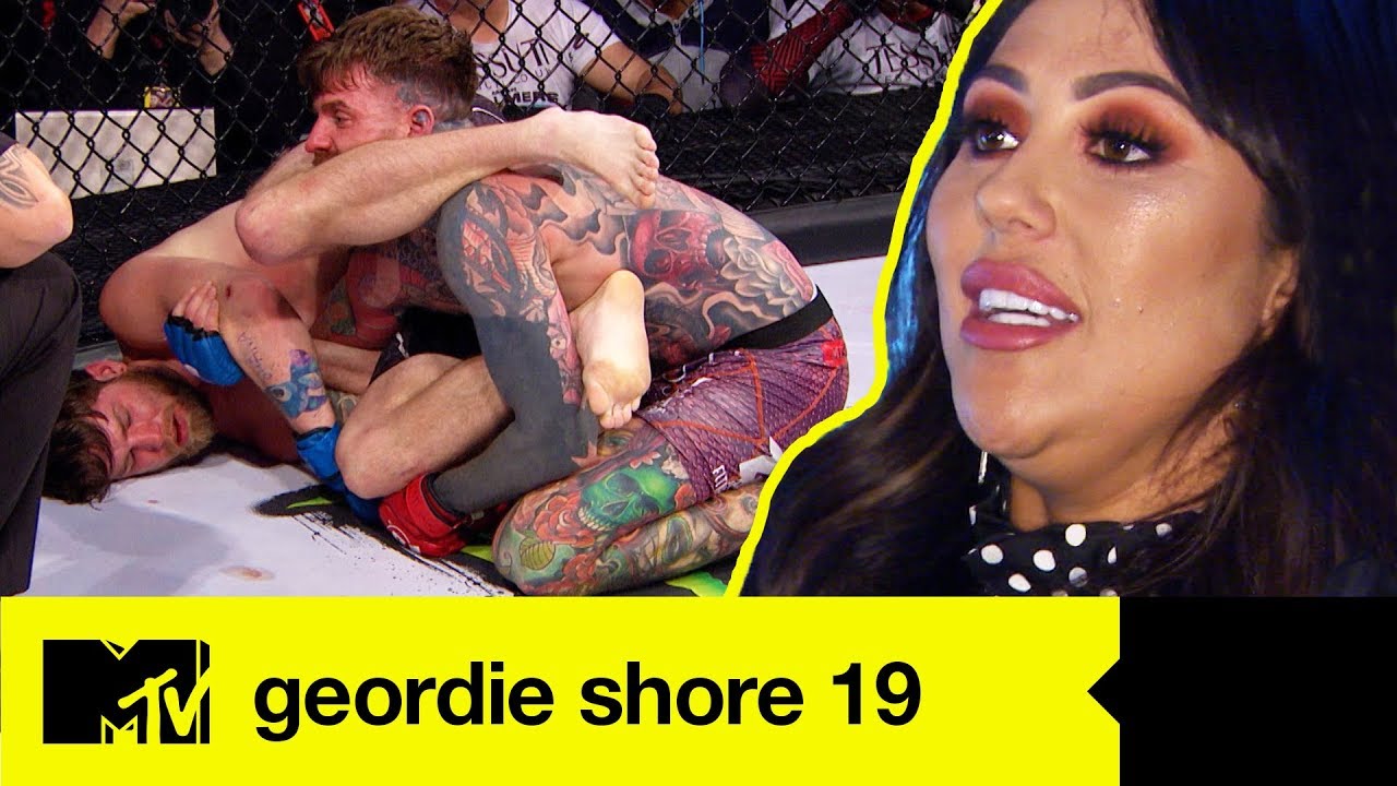 EP #10 SPOILER: The Geordie Squad Watch Aaron Chalmers Big MMA Fight | Geordie Shore 19