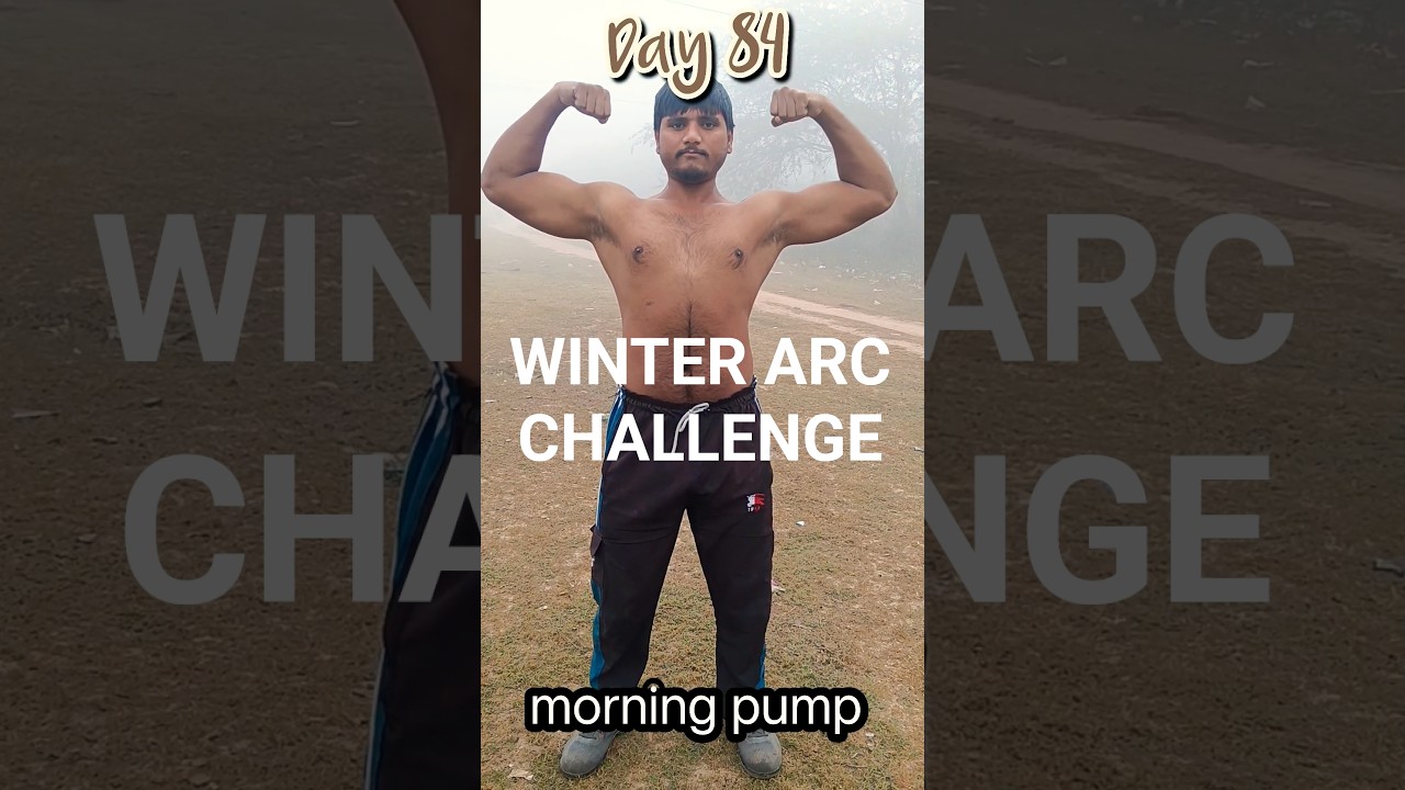 Day 84 winter arc challenge 