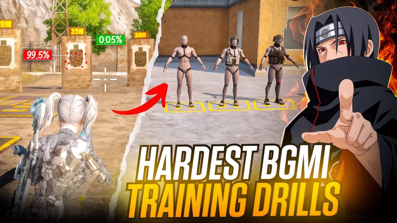BGMI HARDEST Training Drills Challenge🔥Best Training Drills (Only 1% Complete It!✅)