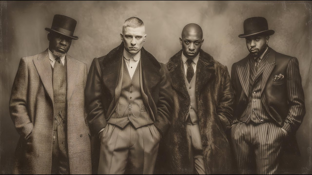 Jazz Blues Rock Elegance | Studio Session of Vintage Suits