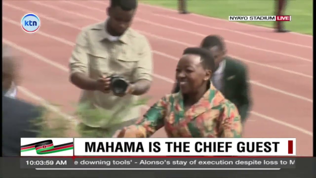 First Lady Rachel Ruto arrives for the 62nd Jamhuri Day Celebrations