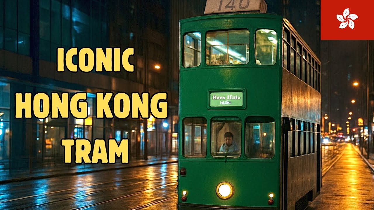 Riding Hong Kong’s Iconic Ding Ding Tram at Night 🇭🇰