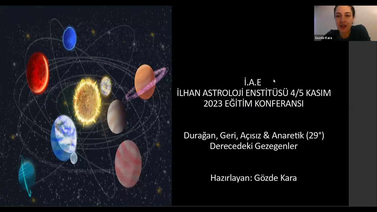 GERİ, DURAĞAN, AÇISIZ ve ANARETİK DERECEDEKİ (29°) GEZEGENLERİN ANLAMLARI – Gözde Kara