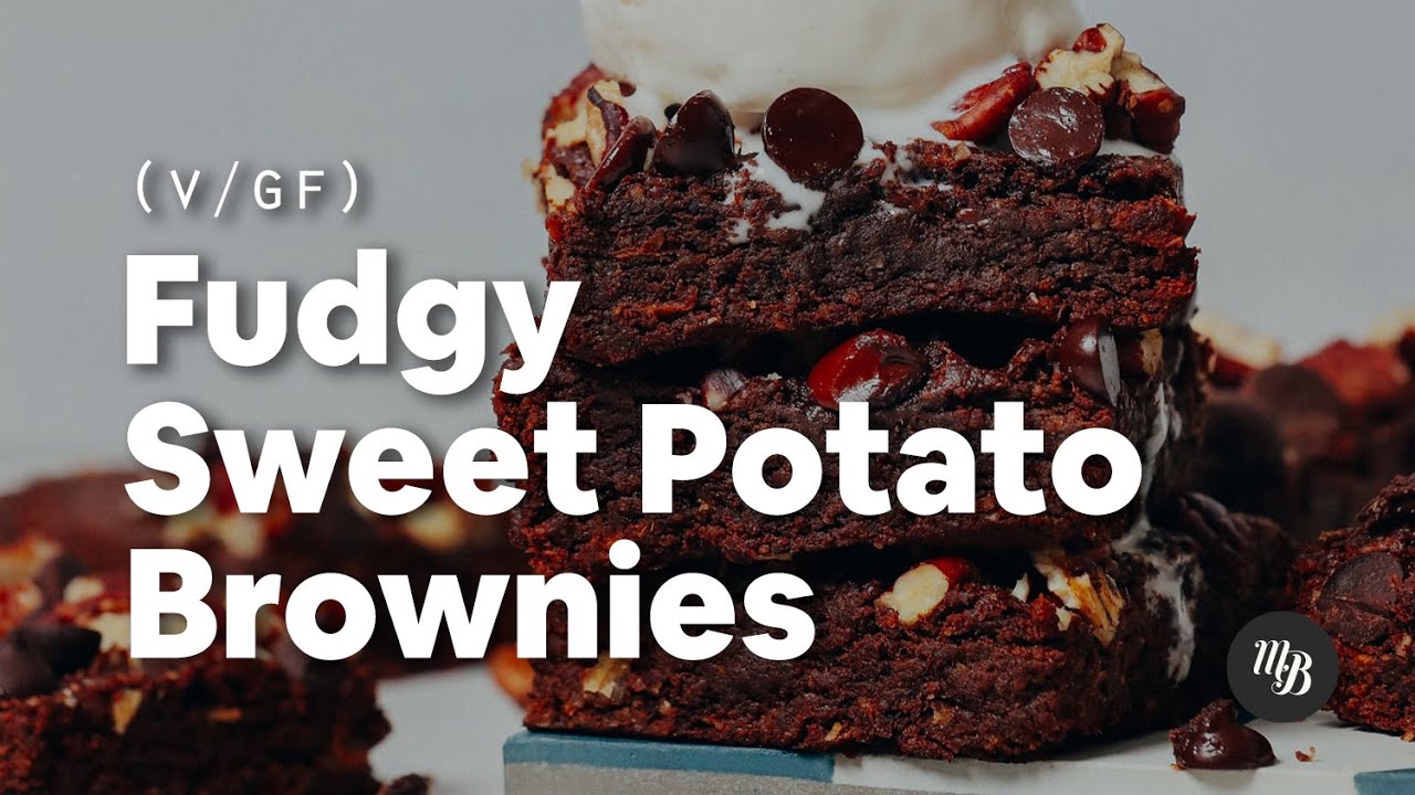 Fudgy Sweet Potato Brownies (V/GF) | Minimalist Baker Recipes
