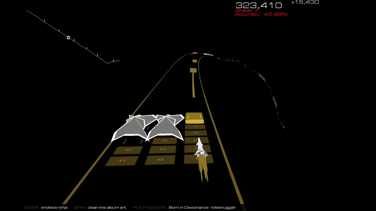 Meshuggah – Born In Dissonance (Audiosurf 2 Endless Ninja)