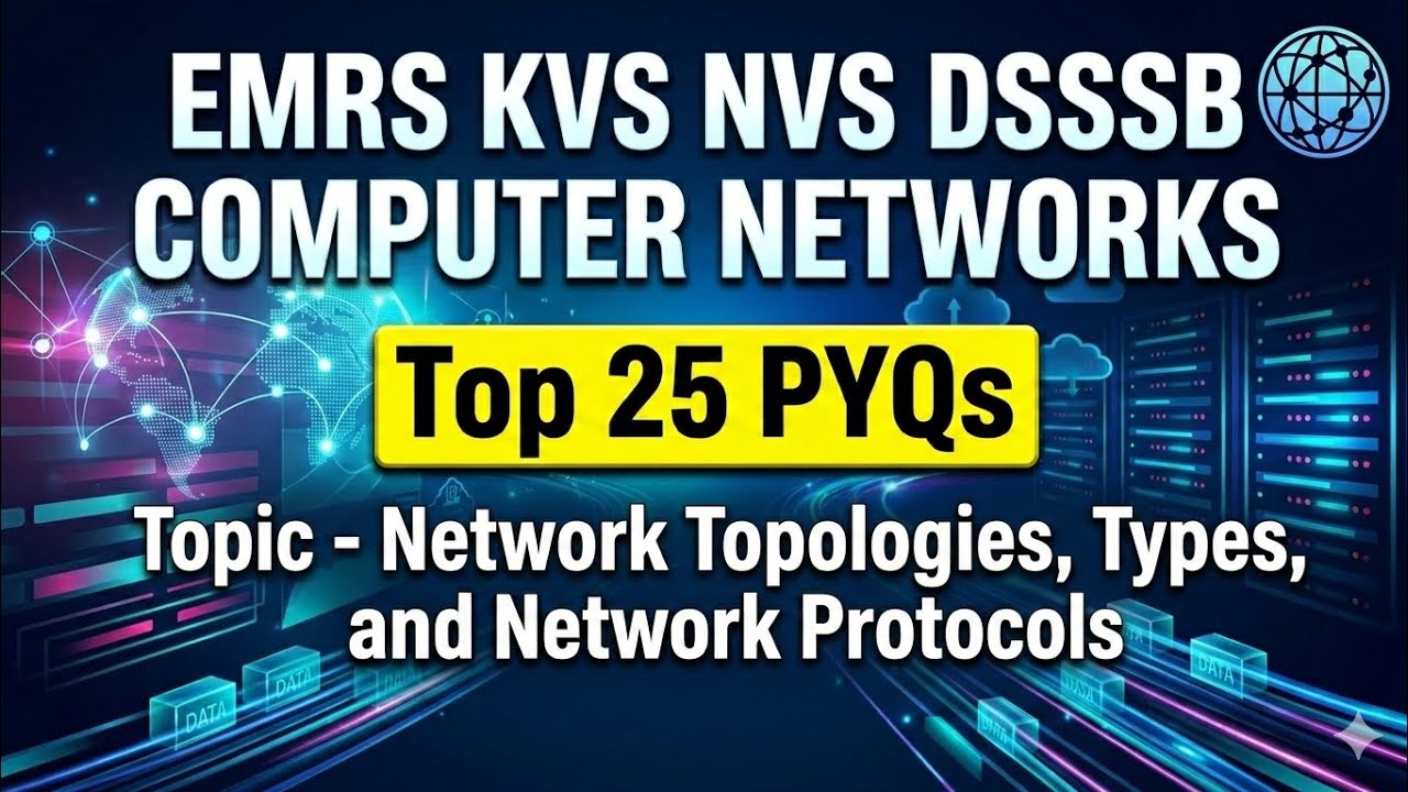 Lec 03 | Network Topologies & Types and Network Protocol📚 | Computer Network Top 25 ✨ | #emrs