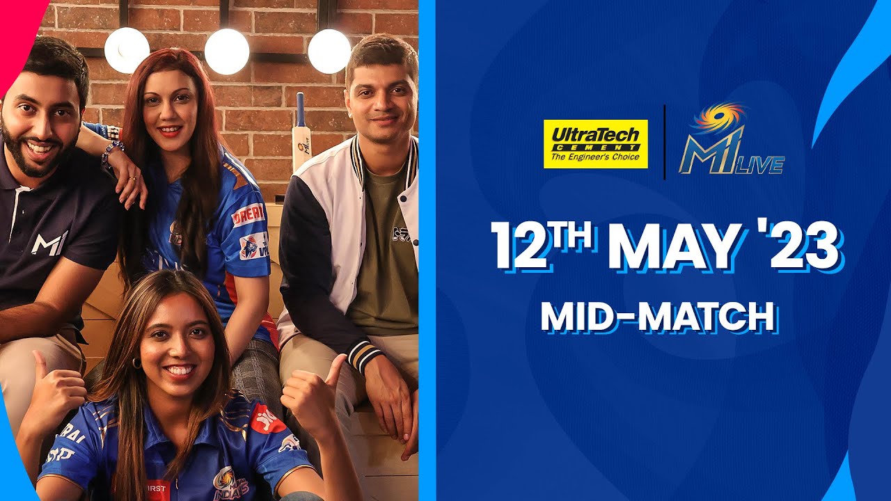 UltraTech MI Live: MI vs GT - Mid-match Show | Mumbai Indians