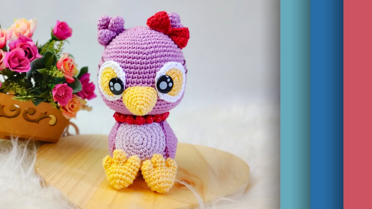 Como Fazer CORUJA DE AMIGURUMI Passo a Passo | Tutorial Completo para Iniciantes | 1/2