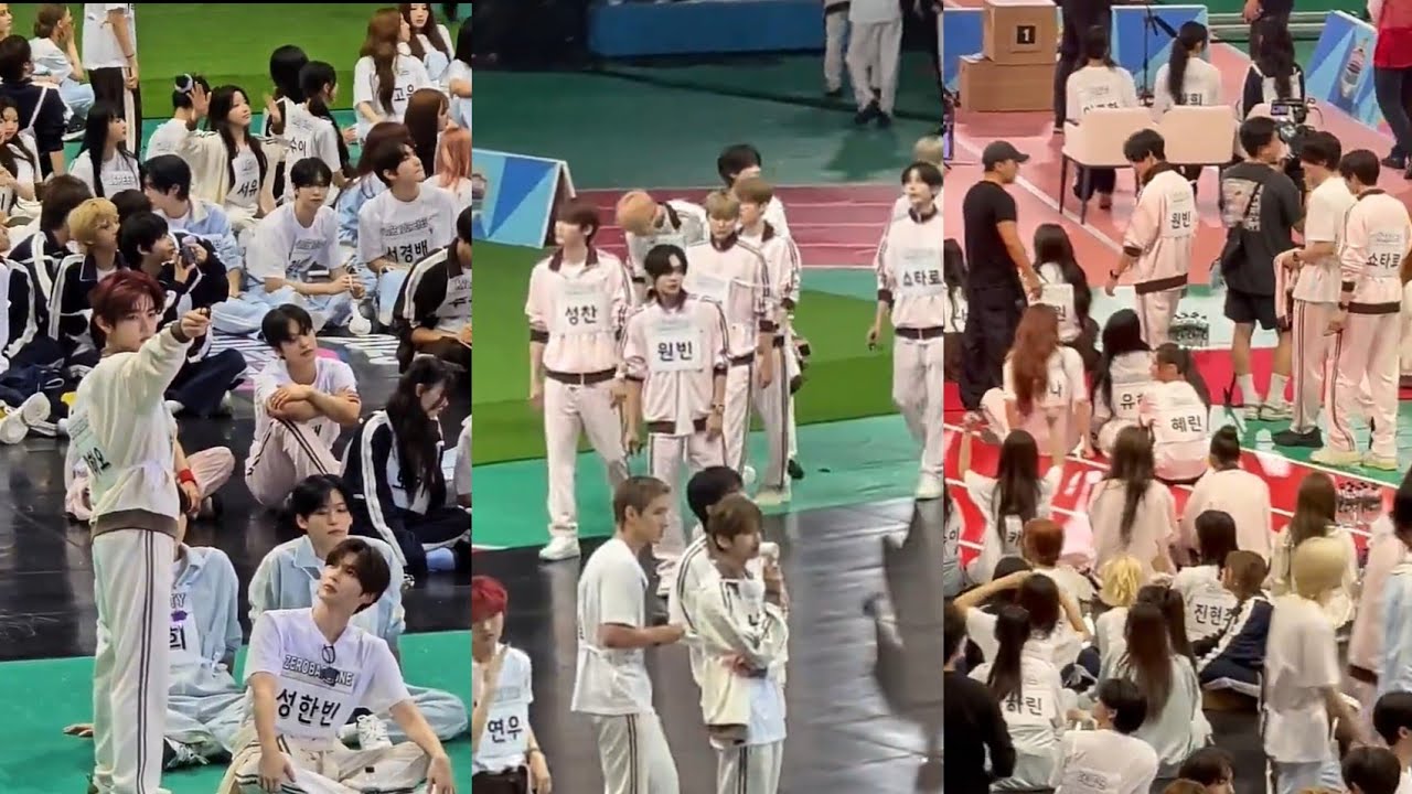 Kpop Idols, Interactions, Shooting Games Race, Salsa, Dance challenges & Reaction At ISAC 2025 Today