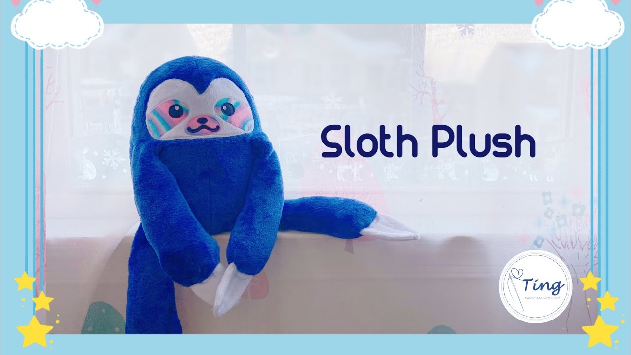 DIY Sloth Plush Toy |【FREE PATTERN DOWNLOAD】| Step-by-step Tutorial for beginner | DIY树懒玩偶