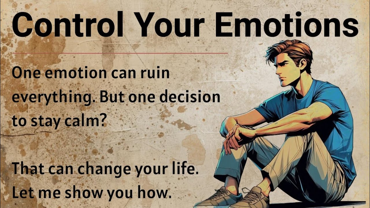 Control Your Emotions, Control Your Life 🔥 || Graded Reader || Improve Your English ✅️ 