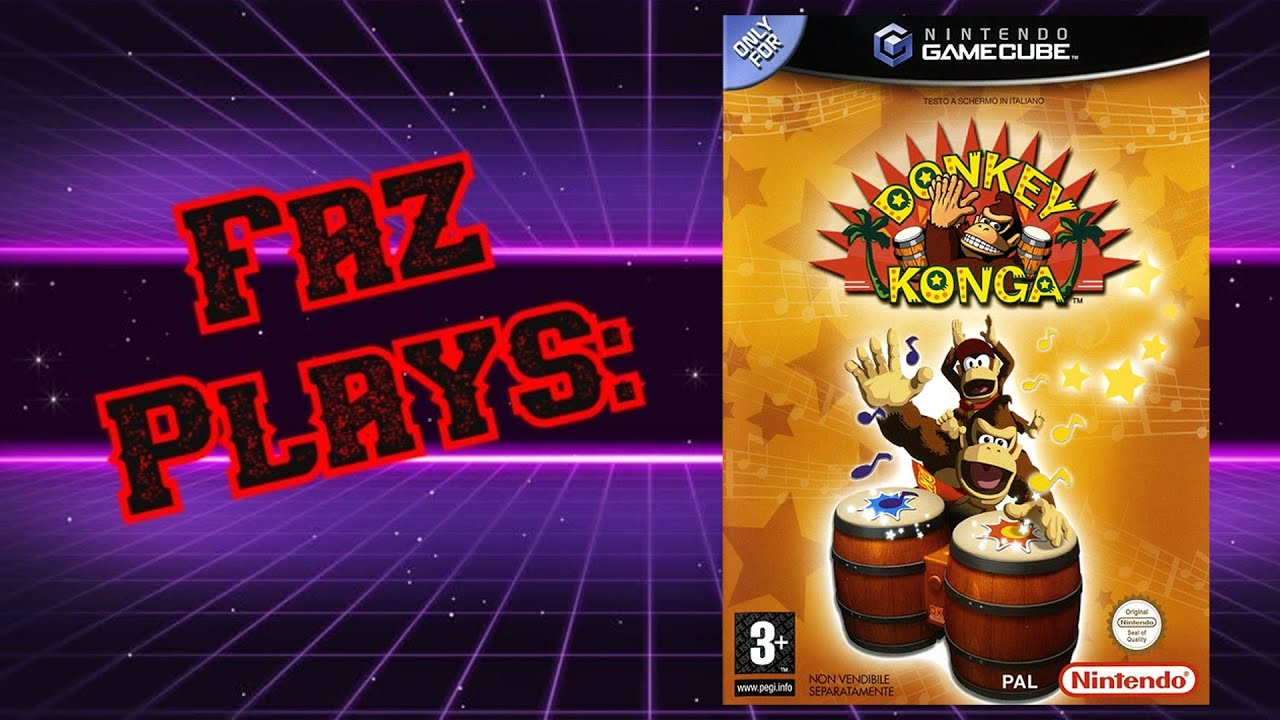 (Gameplay) Donkey Konga (Nintendo Gamecube) - PAL Version