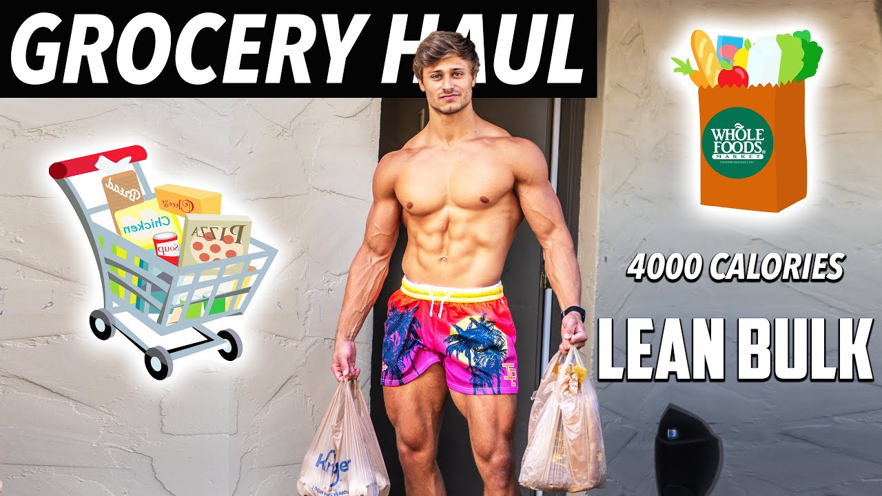 LEAN BULKING GROCERY HAUL!!!