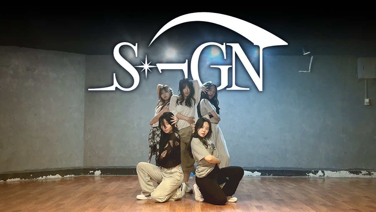 [Mirrored] IZNA - Sign #5members #5인버전 #이즈나 #kpopchallenge #kpopdancecover #practicevideo #kpopcover