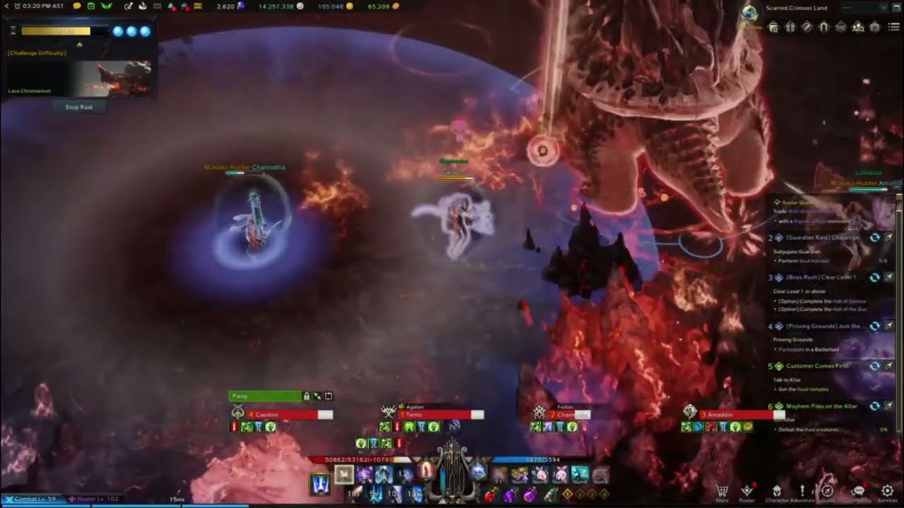 Challenge Guardian Raid - Chromanium