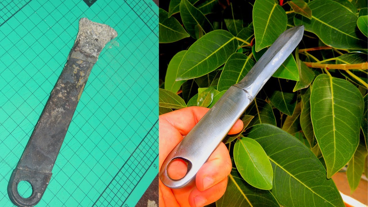 Forging a Knife -  From old broken Wrench