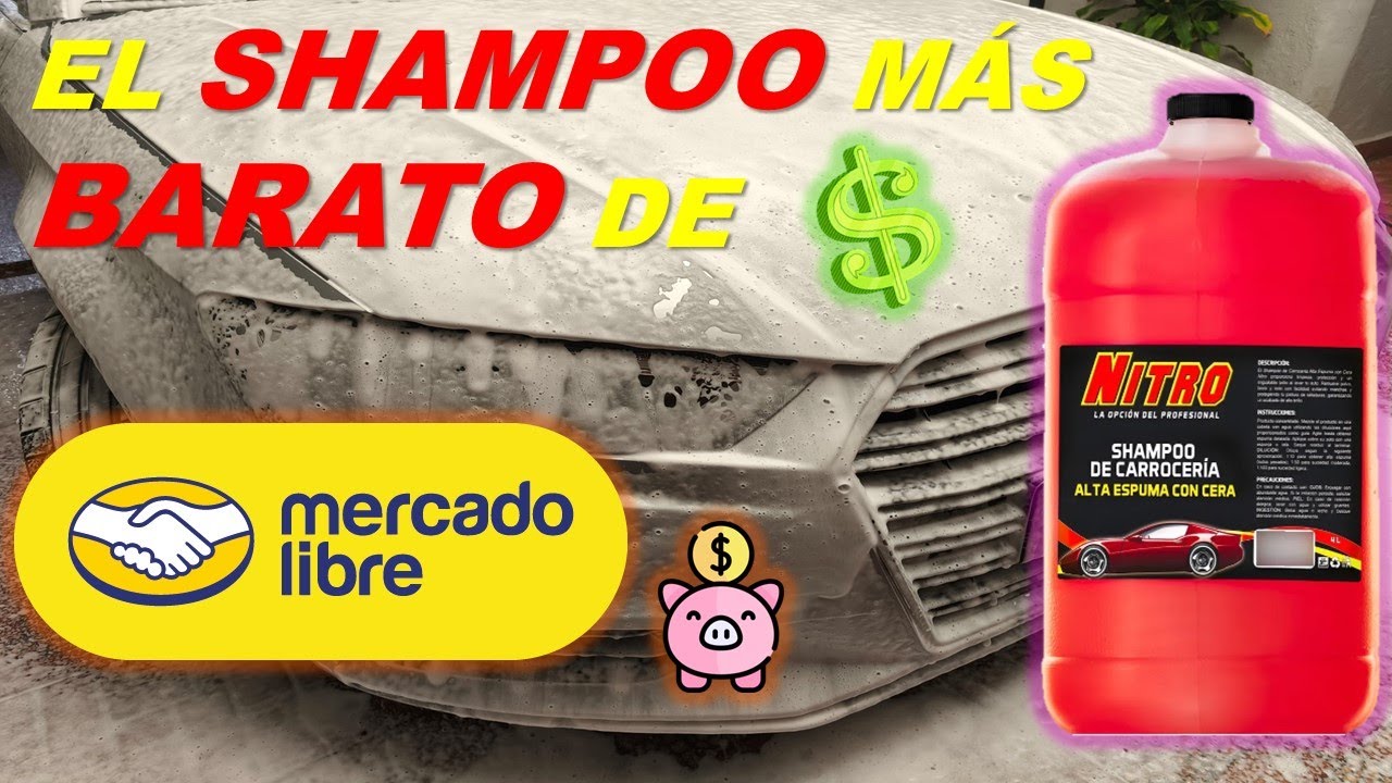 El Shampoo para CARRO más ECONOMICO de MERCADO LIBRE || Shampoo NITRO con Cera