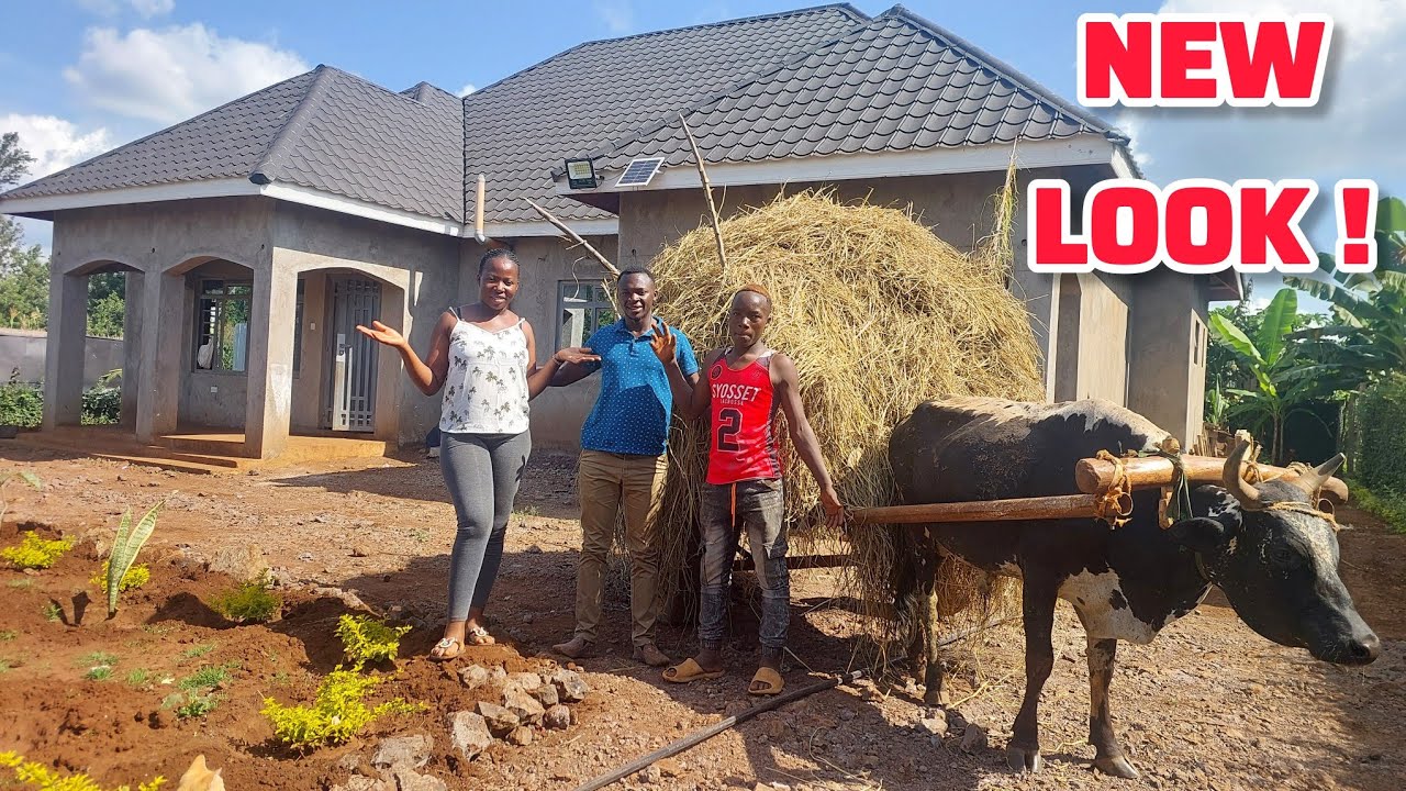 Unbelievable Makeover: The NEW LOOK of Our Dream Home in Africa😱//How to use mulch for your garden.