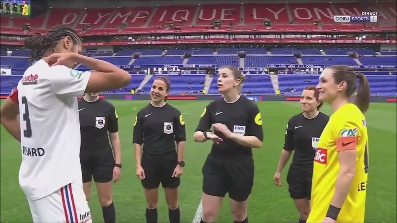 22 CDF Féminines demi-finale OLYMPIQUE LYONNAIS ( OL ) / FC FLEURY 91 ( FCF91 )