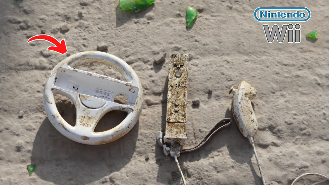 Restoring, Fixing A Broken Nintendo Wii Controllers - Retro Console Restoration #asmr