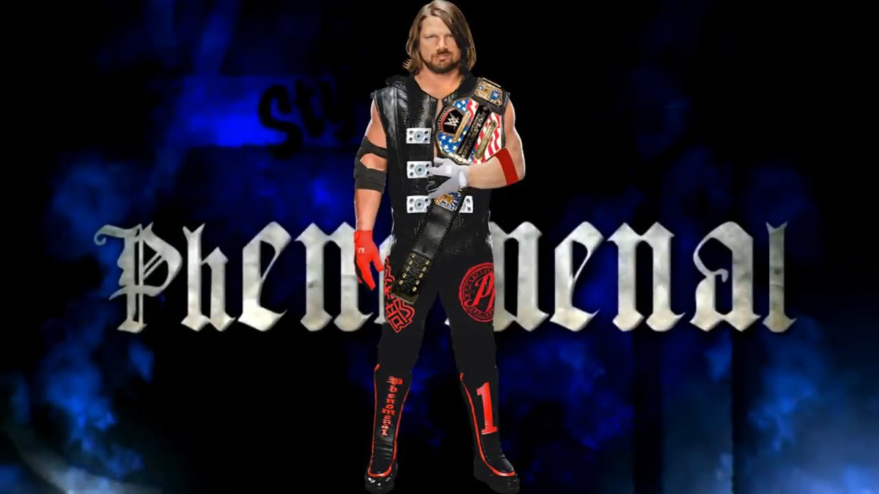 WWE AJ Styles Theme - Phenomenal + Arena & Crowd Effect! w/DL Links!