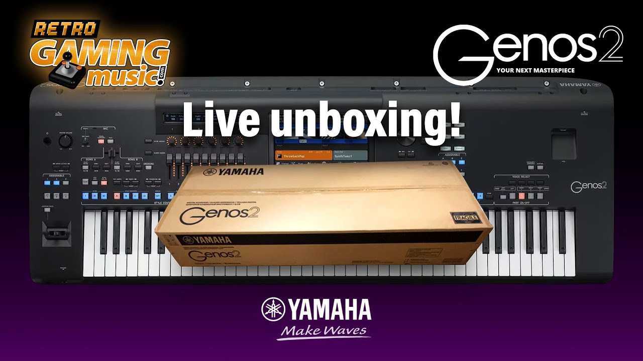 Yamaha Genos 2 Unboxing and testing it for the first time 2024