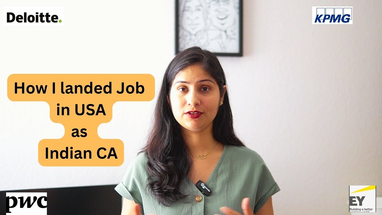 How I landed job in USA as Indian Chartered accountant I EY USI Bay Area I California I