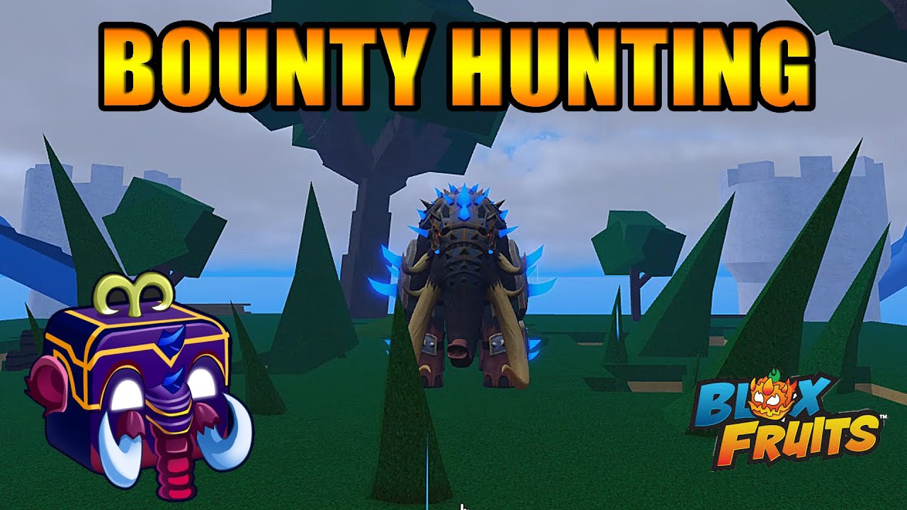 Try Hard With Mammoth Fruit ( bounty hunt ) - Blox Fruits