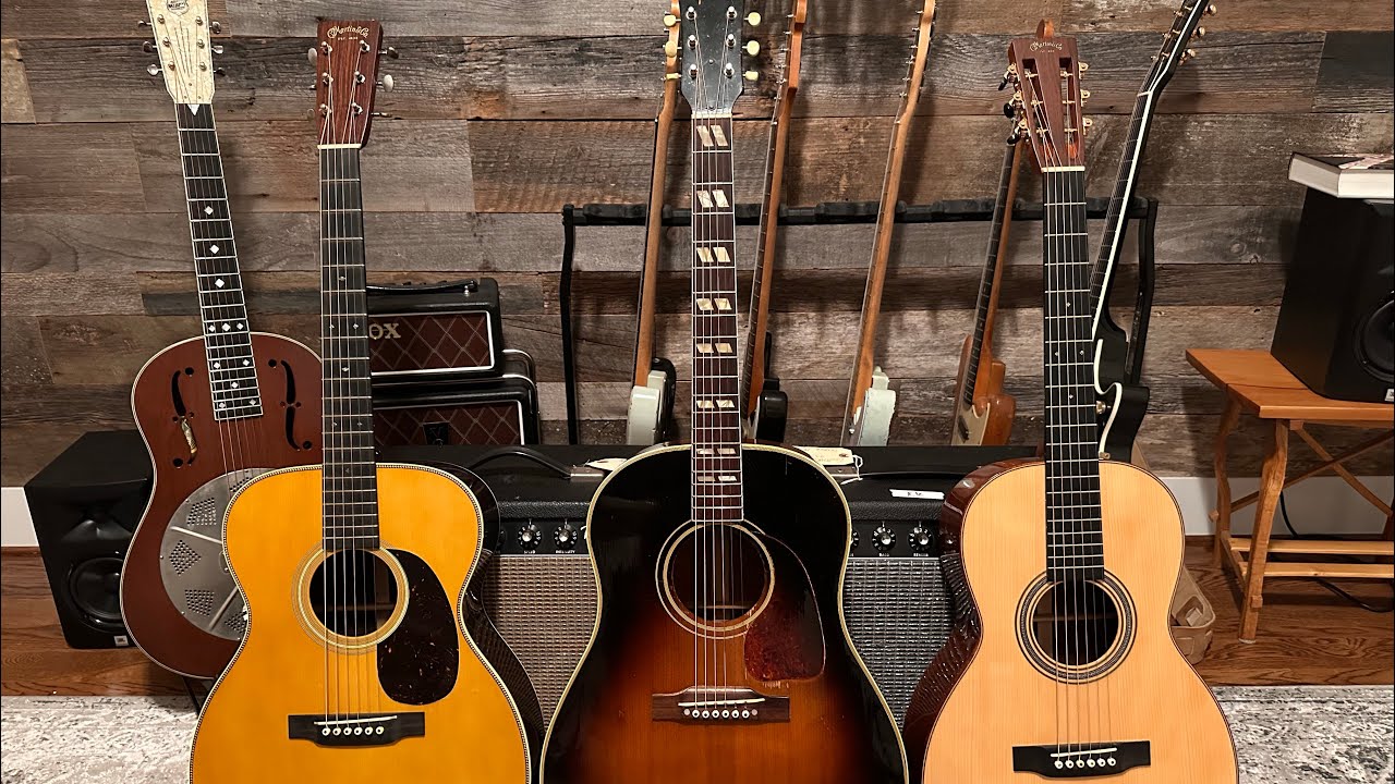Acoustic Guitar Shootout! -1952 Gibson SJ, Martin Custom Shop 000-28 & Martin Custom Shop Palor